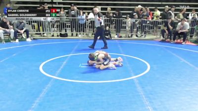 55 lbs Round Of 32 - Dylan Christie, Apex vs Gabriel Goldsberry, Iron Horse