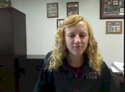 FSU's #1, Amanda Winslow before NCAA Champs 2011