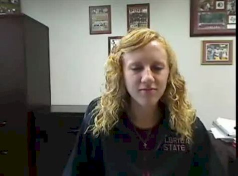 FSU's #1, Amanda Winslow before NCAA Champs 2011