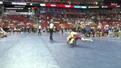 2A-165 lbs Quarterfinal - Bo Koedam, Sergeant Bluff-Luton vs Christopher Meyer, Independence