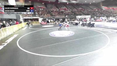 155 lbs Cons. Round 3 - Caleb Harriman, Spring Hills Wrestling vs Javon Badie, Madera Grapplers Wrestling Club