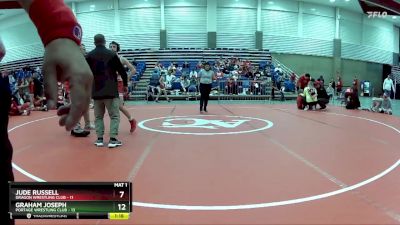 132 lbs Finals (2 Team) - Justus Suddarth, Noblesville Wrestling Club vs Brady Harrell, Garrett Wrestling Club