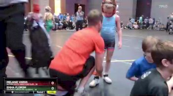 46/52 Round 1 - Melanie Varns, Butler Youth Wrestling Club vs Emma Florom, Hastings Wrestling Academy