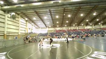 132 lbs Cons. Round 5 - Caleb Christensen, Stinger Wrestling vs Diesel Thompson, Flathead High School Wrestling