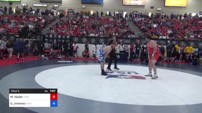 130 kg Cons 4 - Mario Heder, Utah vs Stephen Jimenez, North Valley RTC
