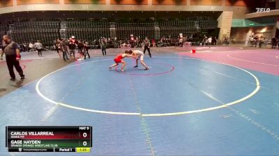 108-115 lbs Round 5 - Carlos Villarreal, Snake Pit vs Gage Hayden, Spanish Springs Wrestling Club