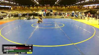 63 lbs Round 3 - Dante Rosario, Hernando Wrestling Club vs Chase Smith, Level Up