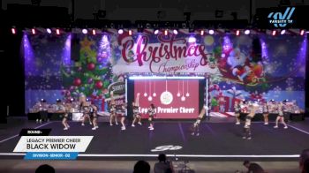 Legacy Premier Cheer - Black Widow [2024 L4 Senior - D2] 2024 Spirit Celebration Christmas Grand Nationals