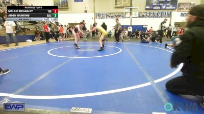 92 lbs Rr Rnd 3 - Malaki McAnally, Tiger Trained Wrestling vs Aiden Hawkins, Blackwell Wrestling Club