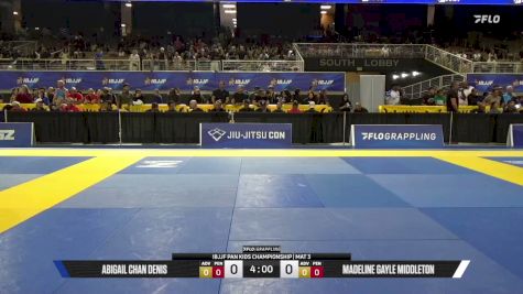 Madeline Gayle Middleton vs Abigail Chan Denis 2026 Pan Kids Jiu-Jitsu IBJJF Championship