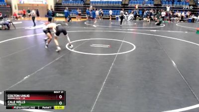 126 lbs Round 3 - Colton Uhlig, Broken Bow vs Cale Wills, Augusta