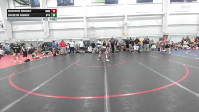 100 lbs Round Robin 4 - Madison Mulkey, Watkins - G vs Jocelyn Adkins, WV Lunatics - G