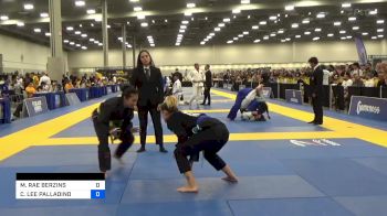 MARISSA RAE BERZINS vs CAILER LEE PALLADINO 2024 World Masters IBJJF Jiu-Jitsu Championship