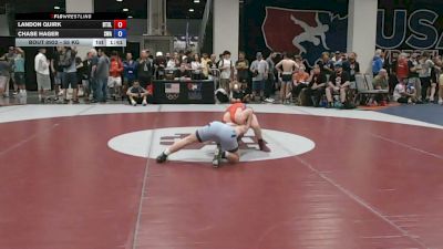 55 kg Cons. Rd Of 64 - Landon Quirk, Beat The Streets - Los Angeles vs Chase Hager, Sanderson Wrestling Academy