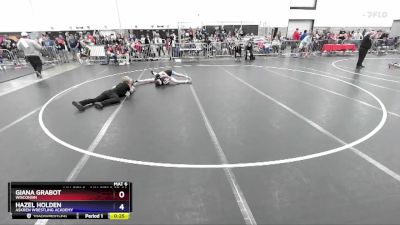 14U Girls 87-90 lbs Round 3 - Giana Grabot, Wisconsin vs Hazel Holden, Askren Wrestling Academy