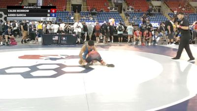 120 lbs Champ. Rd Of 128 - Caleb Morrow, Indiana vs Aiden Garcia, California