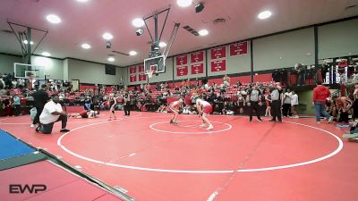 119 lbs Consi Of 16 #1 - Jordon Inman, Prague vs Trey Thompson, Skiatook HS