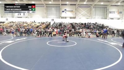 93 lbs Cons. Round 2 - Bryson Snyder, 5th Round Wrestling Club vs Jace McCormack, Empire Wrestling Academy