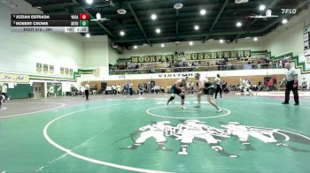 285 lbs Quarterfinal - Robert Crowe, South Torrance vs Joziah Estrada, Yucaipa