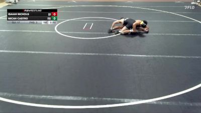 157 lbs Round 1 (6 Team) - Isaiah Nichols, Quincy vs Micah Castro, Fort Hays State