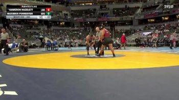 285 lbs Semifinal - Kameron Hazelett, Lowell vs Maximus Forrester, Brownsburg