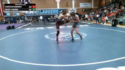 175 lbs Cons. Round 2 - Christian Minneno, Jordan vs Brody Chivers, Uintah