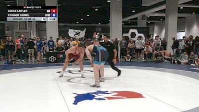 125 kg Champ. Rd Of 64 - Lucas Lawler, Buffalo Valley RTC vs Connor Diemel, Hononegah WC