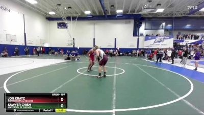 197 lbs Prelim - Sawyer Chism, University Of Chicago vs Jon Kratz, North Central College