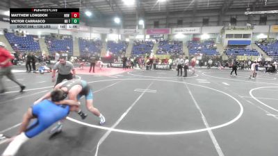 138 lbs Round Of 16 - Matthew Longdon, New Mexico Bad Boyz vs Victor Carrasco, No Team