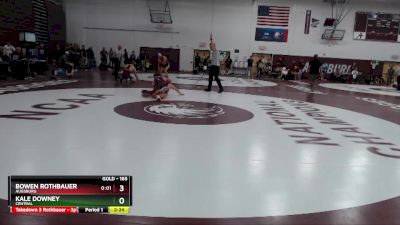 165 lbs Cons. Round 2 - Bowen Rothbauer, Augsburg vs Kale Downey, Central
