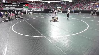 D1-165 lbs Cons. Round 1 - Cyrus Butler, Whitefish Bay vs Jonathon Lamprich, Holmen