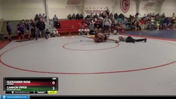 285 lbs Cons. Round 3 - Alexander Rose, Legend vs Cannon Piper, Mountain Vista