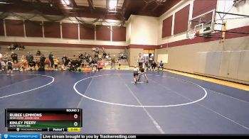 57-60 lbs Round 2 - Kinley Peery, Elite Wrestling vs Rubee Lemmons, Bear River Junior High