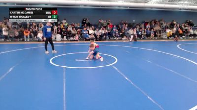 50-54 lbs Semifinal - Wyatt McAlevy, Kearney Matcats vs Carter McDaniel, Medicine Valley Wrestling Club