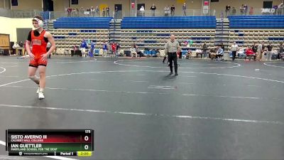 175 lbs Quarterfinal - Sisto Averno III, Calvert Hall College vs Ian Guettler, Maryland School For The Deaf