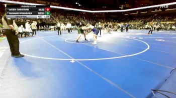 285 Class 1 lbs Semifinal - Aiden Christian, Holden vs Gunnar Wenneker, North Callaway