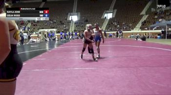 124 lbs Round 2 (8 Team) - Ayden Schultz, Randolph vs Alyssa Mahan, Presbyterian