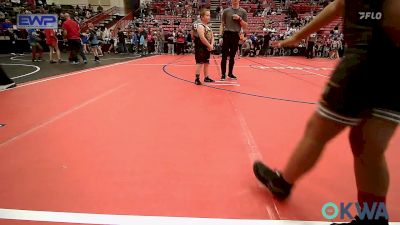 90 lbs Consolation - Kingson Ballard, Team Conquer Wrestling vs Levi West, Woodland Wrestling Club
