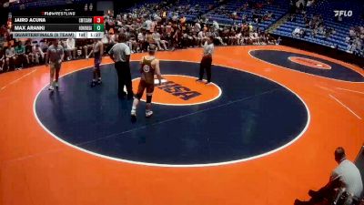 150 lbs Quarterfinals (8 Team) - Jairo Acuna, Chicago (Mt. Carmel) vs Max Aranki, Rockton (Hononegah)