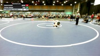126 lbs Consi Of 32 #1 - Calin Olson, Riverton vs Taitan Green, McQueen