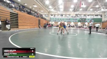 190 lbs Cons. Semi - Rodolfo Pena, Brawley vs Aiden Nelson, Temecula Valley