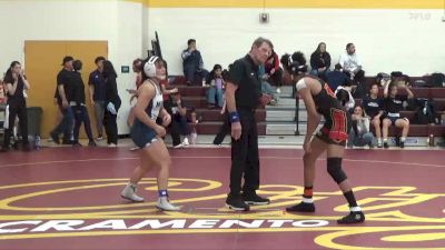 131 lbs 3rd Place Match - Brenaye Stubbs, Sacramento City College vs Isabel Navarro, Menlo College