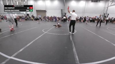 132 lbs Round 1 (6 Team) - Easton Matthews, Freakztyle Wrecking Crew Blue vs Zac Hartley, EP Rattlers