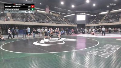 220 lbs Quarterfinal - Andres Chaparro, Lancaster vs Connor Warrick, Millport