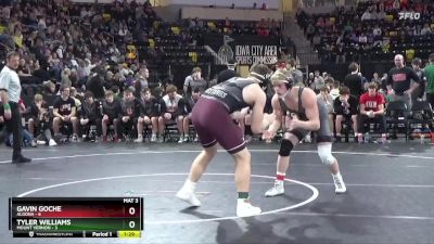 215 lbs Quarterfinal - Tyler Williams, Mount Vernon vs Gavin Goche, Algona