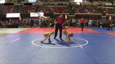 46 lbs Cons. Semi - Eli Glennon, Billings Wrestling Club vs Everett Goodrich, Chinook Wrestling Club