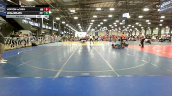 170 lbs Rr Rnd 2 - Keaton Jacobs, Indiana Outlaws Gray vs Luca Selaru, CentralMD Blue