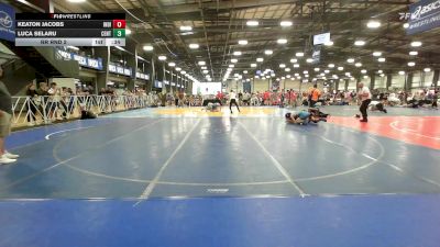 170 lbs Rr Rnd 2 - Keaton Jacobs, Indiana Outlaws Gray vs Luca Selaru, CentralMD Blue