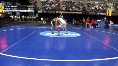 285 lbs Cons. Round 3 - Titus Waters, Wabash vs Jonah Clark, Loras