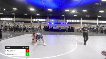 130 lbs Quarterfinal - Lana Nguyen, United WC vs Lilyana Balderas, Team Thunder WC